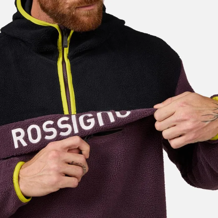 Herren Sweatshirts Und Pullover Rossignol HerrenFleeceoberteil Alltrack Mulberry