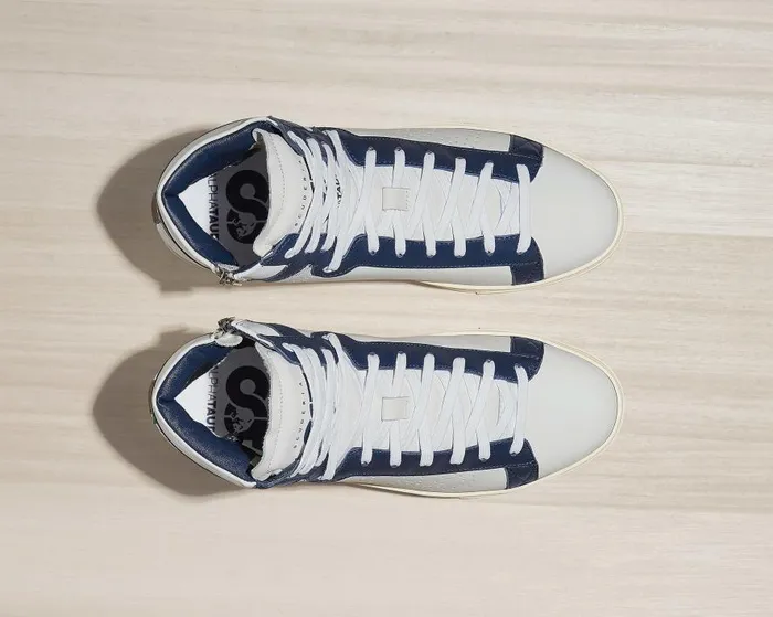 High Tops Womens P448 Taylor White