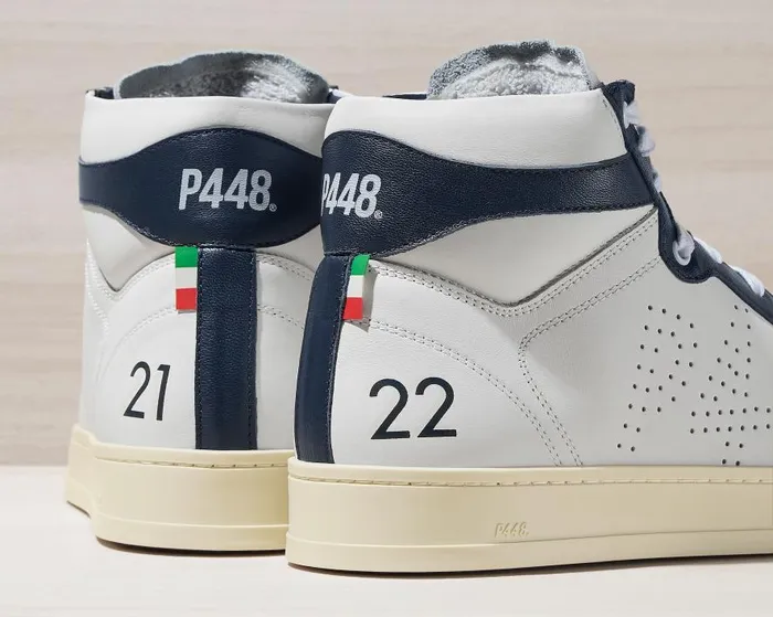 High Tops Womens P448 Taylor White