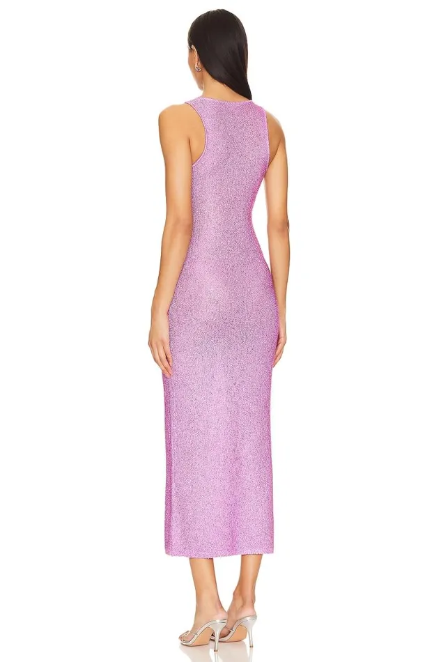 Hollis Sequin Midi Dress Pink Women Lovers and Friends Dresses