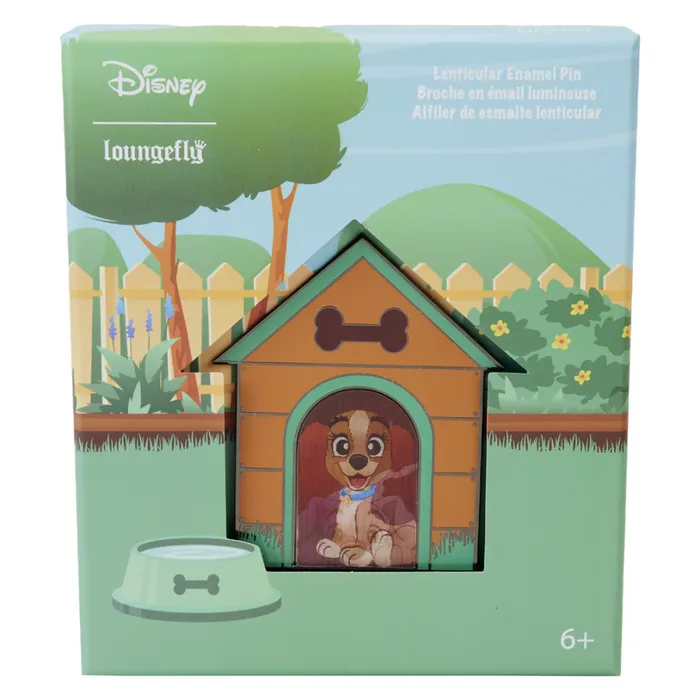 I Heart Disney Dogs Doghouse 3 Unisex Loungefly Enamel Pins