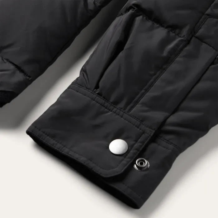 Jackets Men Stetson Crushable Black Parachute Jacket Black