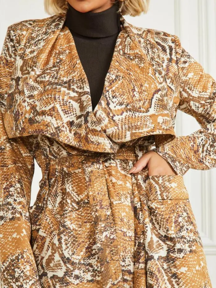Jackets Women Marciano Hudson Snakeskin Printed CoverUp Secret Skin Print Jackets Women Marciano Hudson Snakeskin Printed CoverUp Secret Skin Print