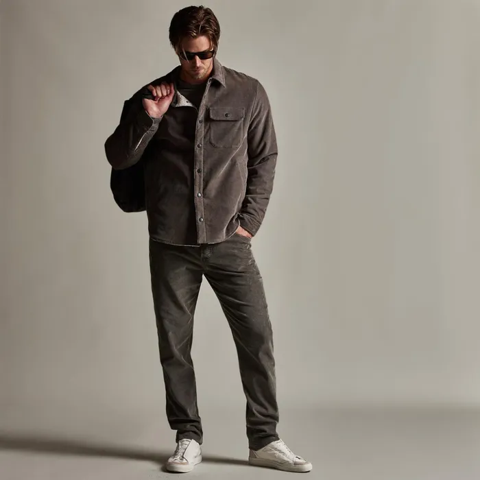James Perse JacketsOuterwear Corduroy Sherpa Jacket Burro 8211 Men