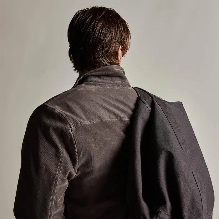 James Perse JacketsOuterwear Corduroy Sherpa Jacket Burro 8211 Men