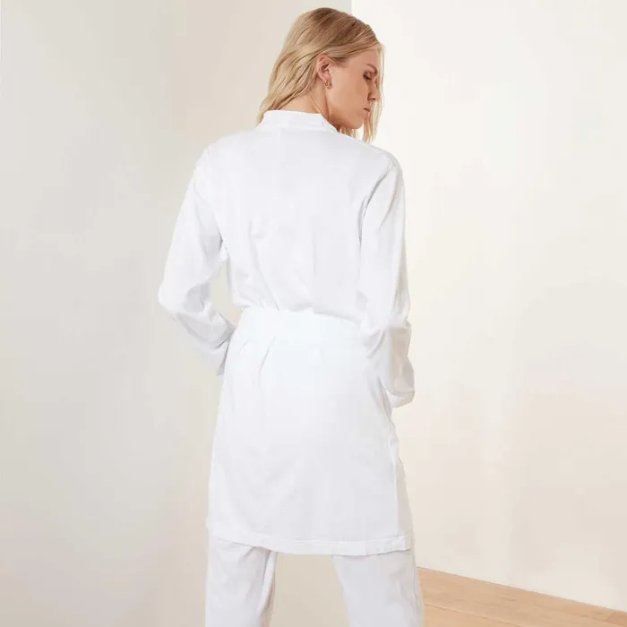 James Perse Lounge Jersey Robe White 8211 Women