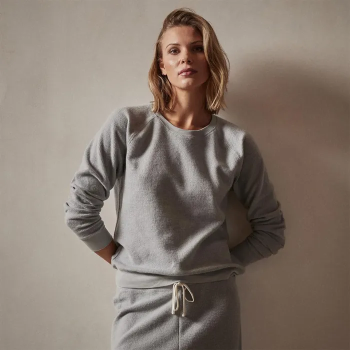 James Perse Lounge WomenSINGLEQUOTEADDEDs Thermal Knit Lounge Set Breeze 8211 Women