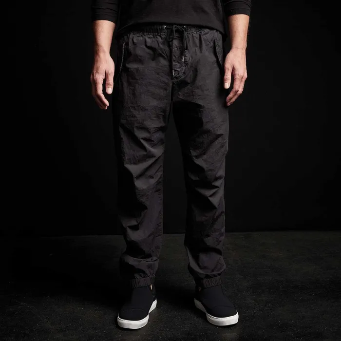 James Perse PantsDenim Parachute Flight Pant Blackyellow 8211 Men