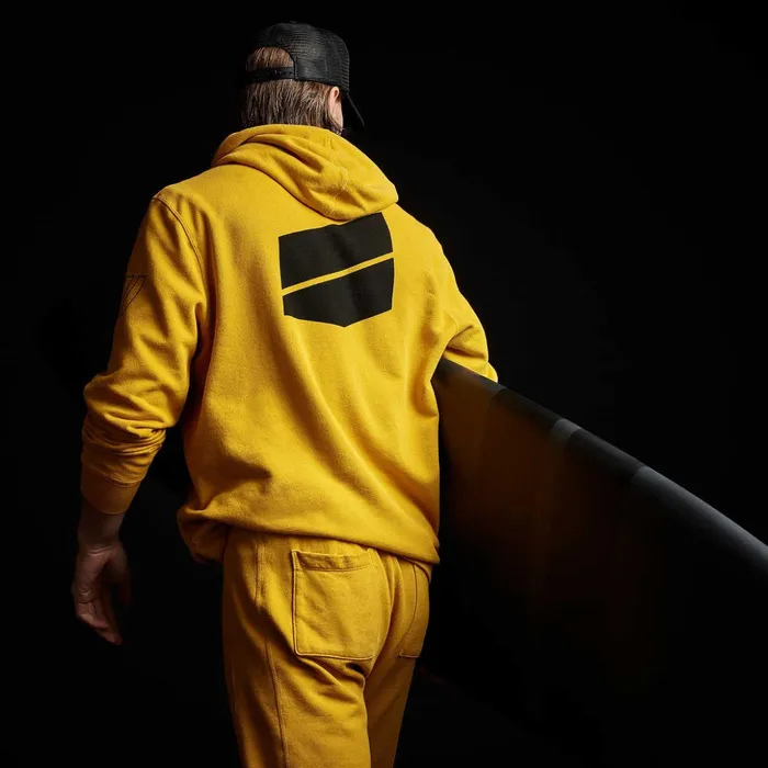 James Perse Sweat TopsBottoms French Terry Pullover Hoodie Crocus Yellow 8211 Men James Perse Sweat TopsBottoms French Terry Pullover Hoodie Crocus Yellow 8211 Men