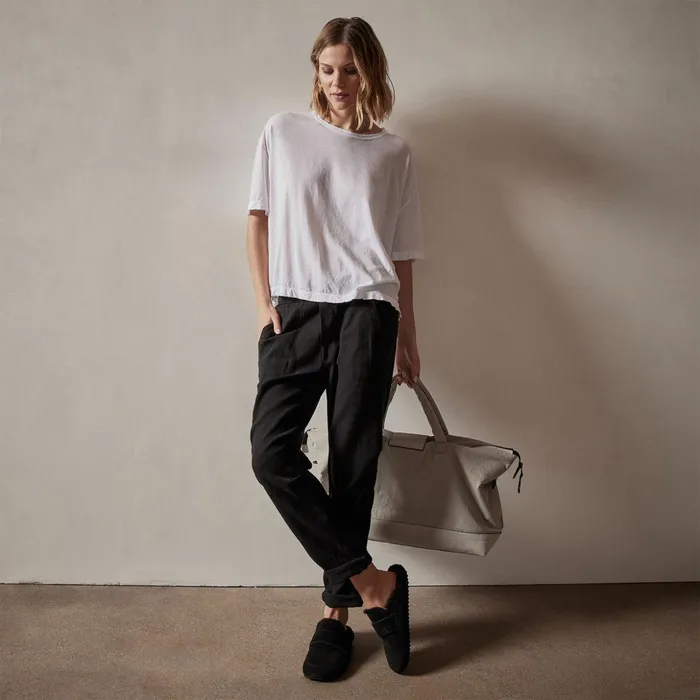 James Perse TShirts Oversized Boxy Tee White 8211 Women