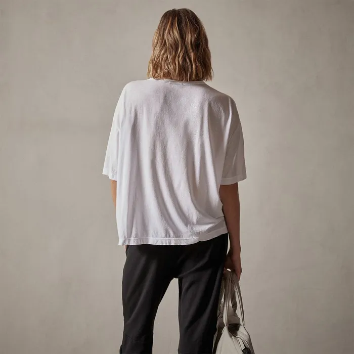 James Perse TShirts Oversized Boxy Tee White 8211 Women