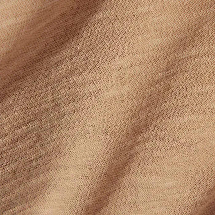James Perse TShirts Sheer Slub Casual V Neck Sand Dune 8211 Women