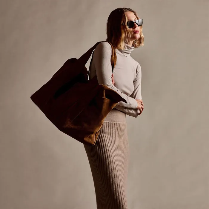 James Perse Tops Stretch Lotus Turtleneck Nude 8211 Women