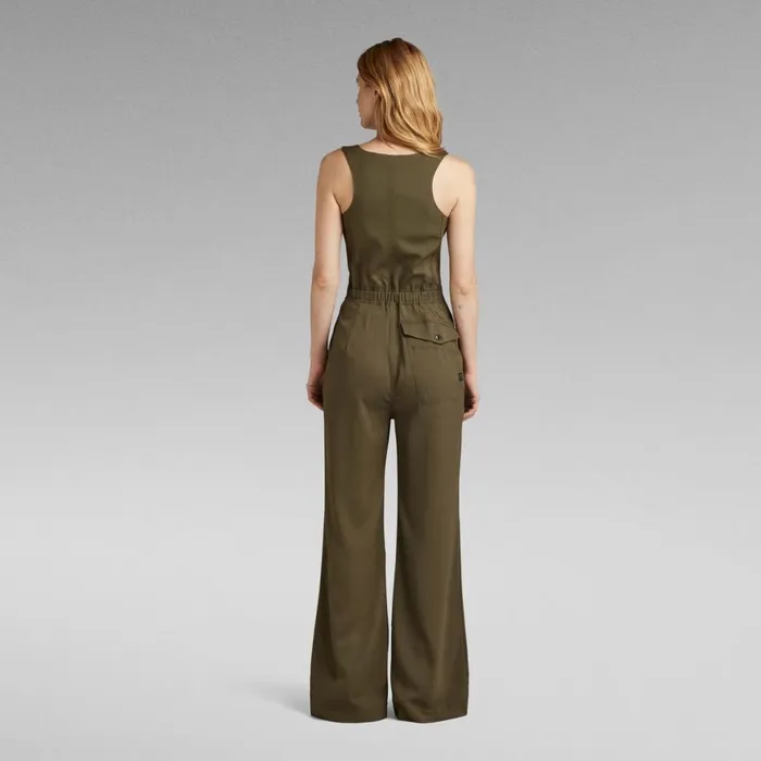 Jumpsuits Women GStar RAW High Waist Jumpsuit Dark Olive
