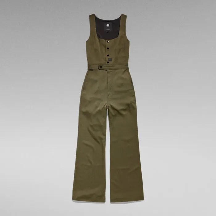 Jumpsuits Women GStar RAW High Waist Jumpsuit Dark Olive