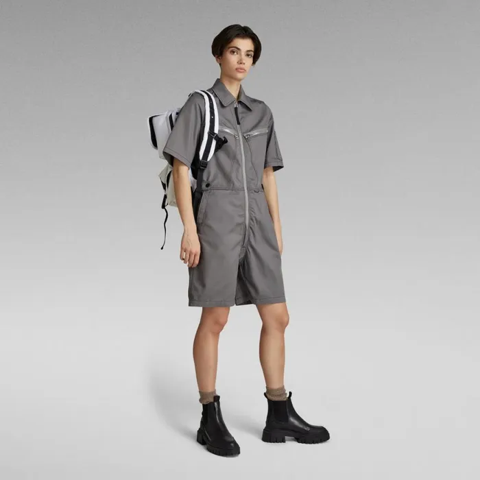 Jumpsuits Women GStar RAW Multi Zip Playsuit Granite