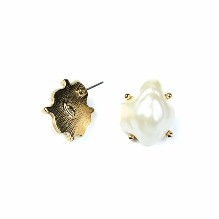 Kenneth Jay Lane Pearl Earrings Women White Baroque Pearl Earrings Kenneth Jay Lane Pearl Earrings Women White Baroque Pearl Earrings