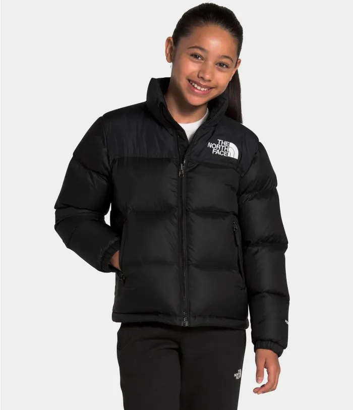 Kids 1996 Retro Nuptse Jacket Tnf Black The North Face Jackets and Vests