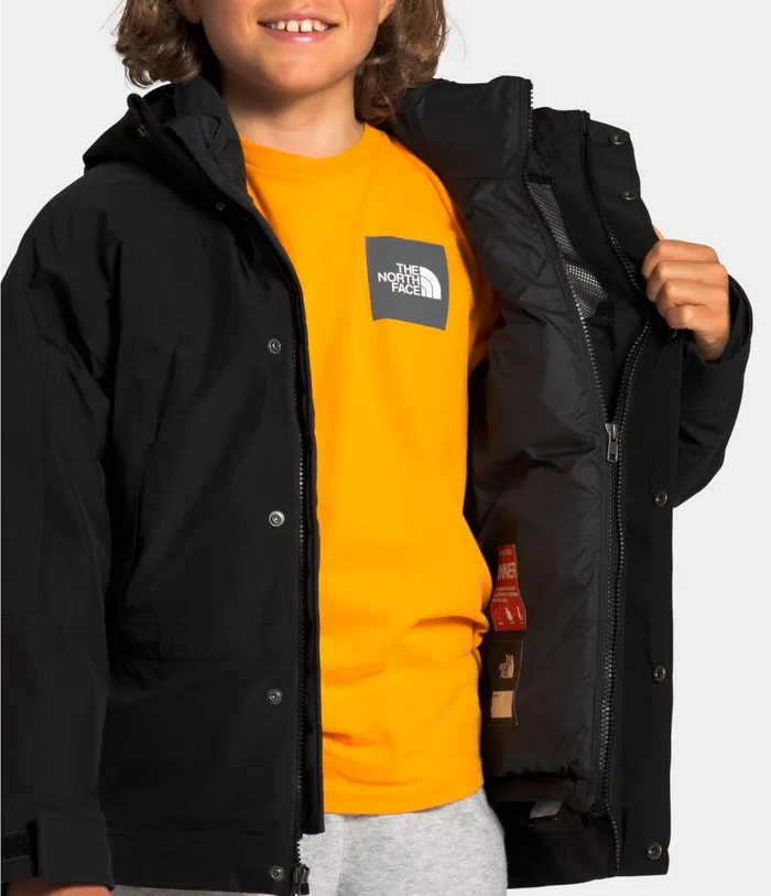 Kids 1996 Retro Nuptse Jacket Tnf Black The North Face Jackets and Vests