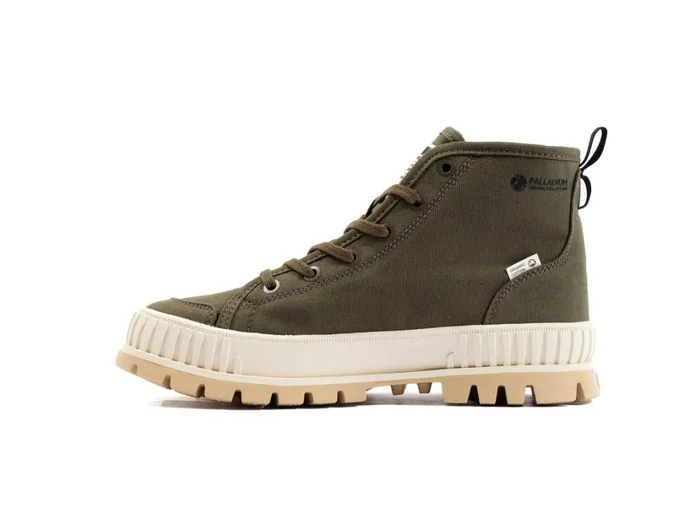Kids Boots PALLADIUM PALLASHOCK ORGANIC 2 Olive Night Kids Boots PALLADIUM PALLASHOCK ORGANIC 2 Olive Night