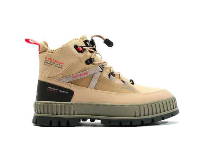 Kids Boots PALLADIUM PALLASHOCK TRAVEL WP Desert