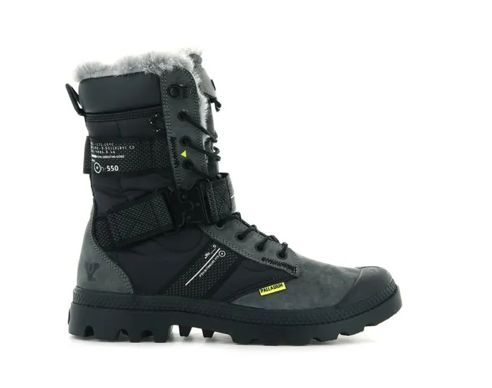 Kids Boots PALLADIUM PAMPA EUROPA TACTICAL X DESTINY Blackraven