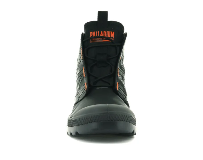 Kids Boots PALLADIUM PAMPA TRAVEL LITE Blackblack Kids Boots PALLADIUM PAMPA TRAVEL LITE Blackblack