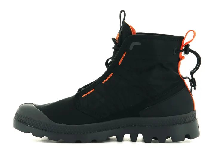 Kids Boots PALLADIUM PAMPA TRAVEL LITE Blackblack Kids Boots PALLADIUM PAMPA TRAVEL LITE Blackblack