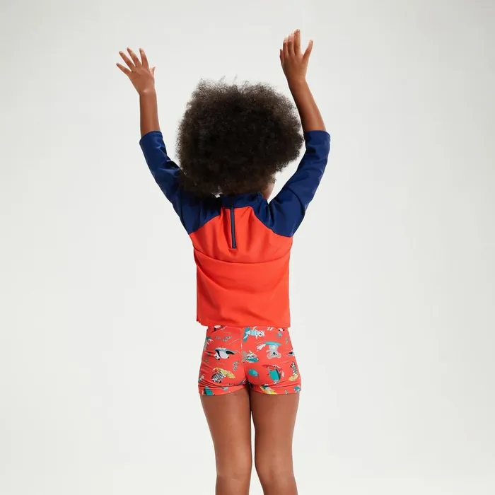 Kids Boy039s Swimwear Speedo Infant Unisex Learn To Swim Essential Rash Top BlueCoral Kids Boy039s Swimwear Speedo Infant Unisex Learn To Swim Essential Rash Top BlueCoral