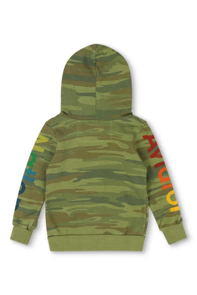 Kids Hoodies Aviator Nation New York City Zip Hoodie 8211 Camo