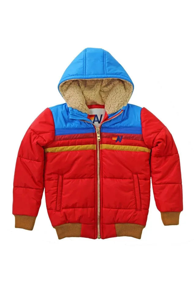 Kids Outerwear Aviator Nation Trekker 2 Jacket 8211 Cherry