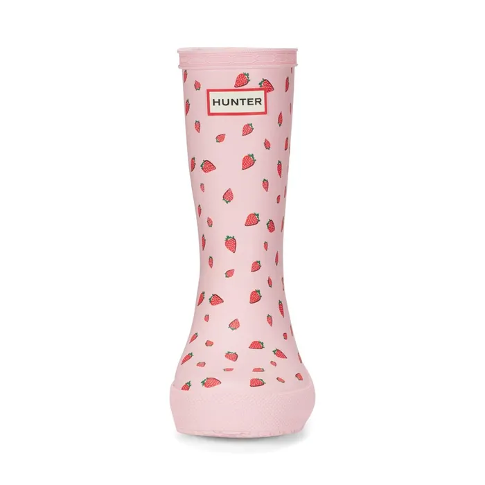 Kids Rain Boots Hunter Boots Kids First Classic Rain Boots Pink Strawberry Print Kids Rain Boots Hunter Boots Kids First Classic Rain Boots Pink Strawberry Print
