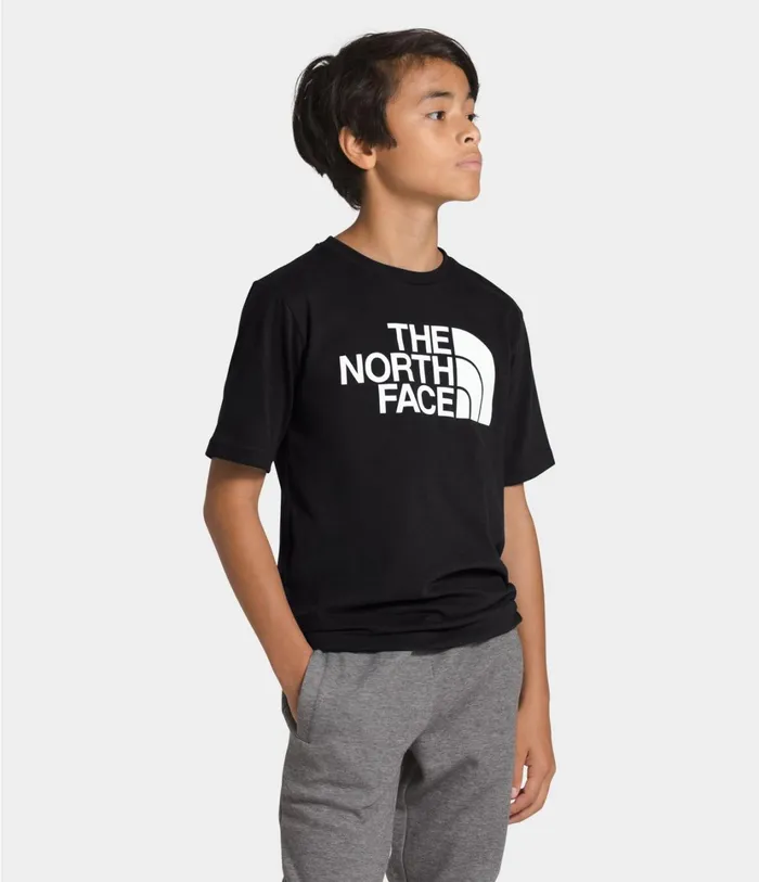 Kids Short Sleeve Half Dome Tee Tnf Black The North Face Tops