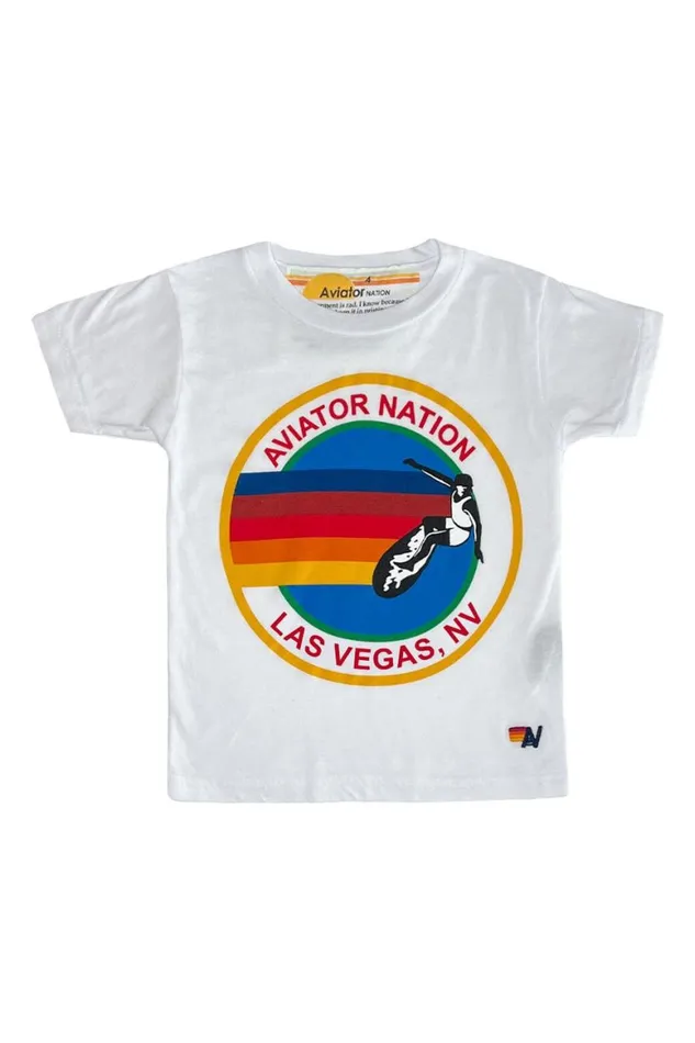 Kids Tees Aviator Nation Las Vegas Tee 8211 White