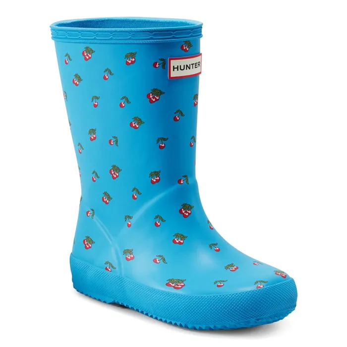 Kids Toddler039s Rain Boots Hunter Boots Kids First Classic Rain Boots Blue Cherry Print Kids Toddler039s Rain Boots Hunter Boots Kids First Classic Rain Boots Blue Cherry Print