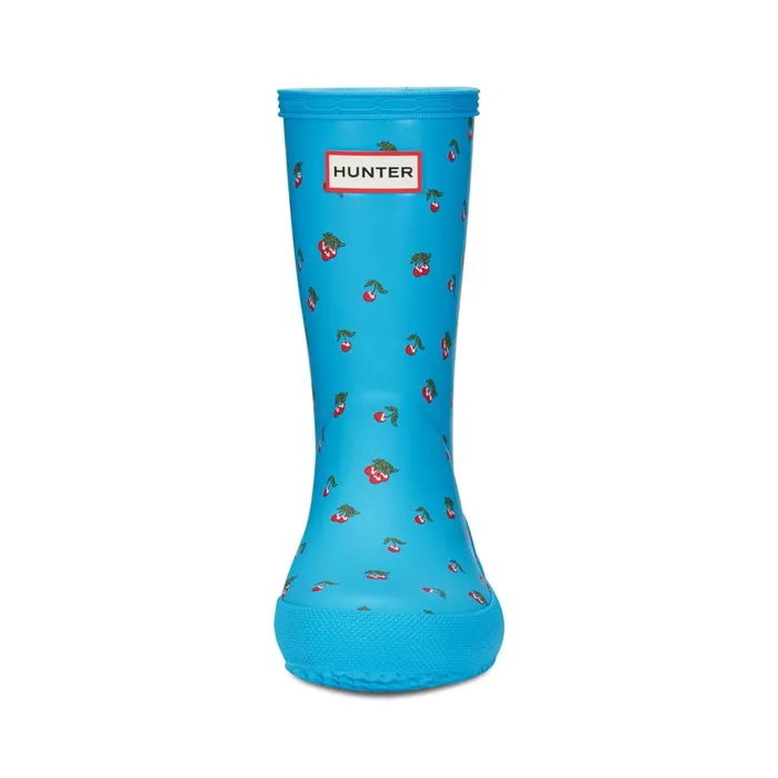 Kids Toddler039s Rain Boots Hunter Boots Kids First Classic Rain Boots Blue Cherry Print Kids Toddler039s Rain Boots Hunter Boots Kids First Classic Rain Boots Blue Cherry Print