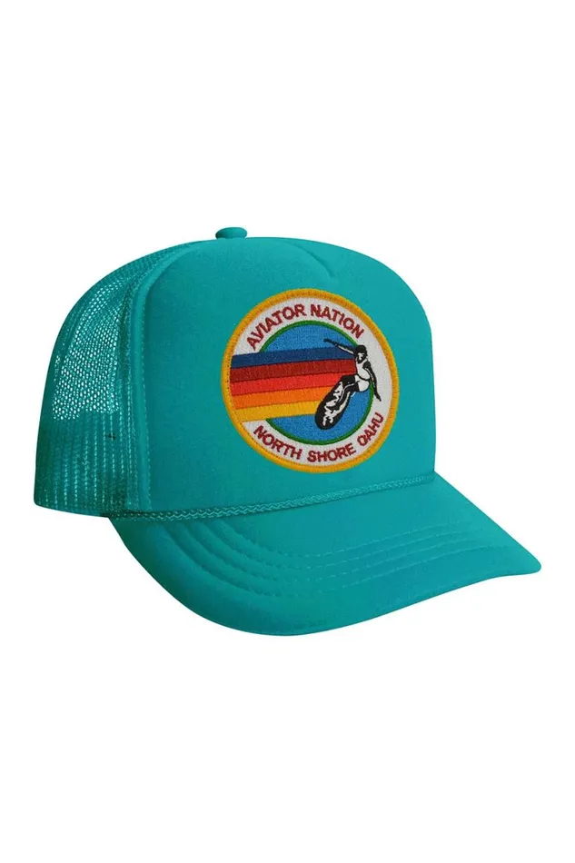Kids Trucker Hats Aviator Nation Signature North Shore 8211 Vintage Trucker Hat