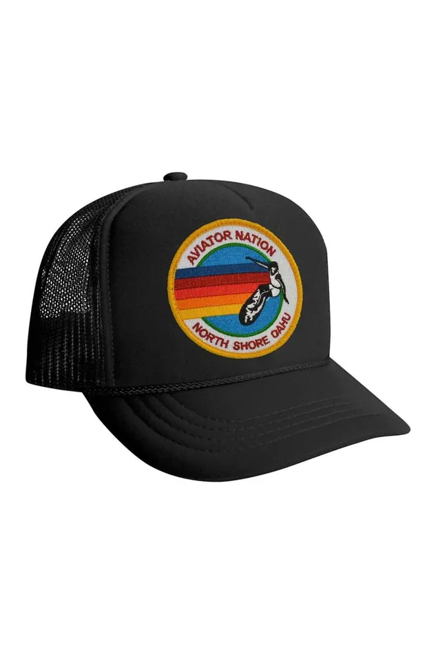 Kids Trucker Hats Aviator Nation Signature North Shore 8211 Vintage Trucker Hat