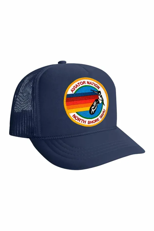 Kids Trucker Hats Aviator Nation Signature North Shore 8211 Vintage Trucker Hat