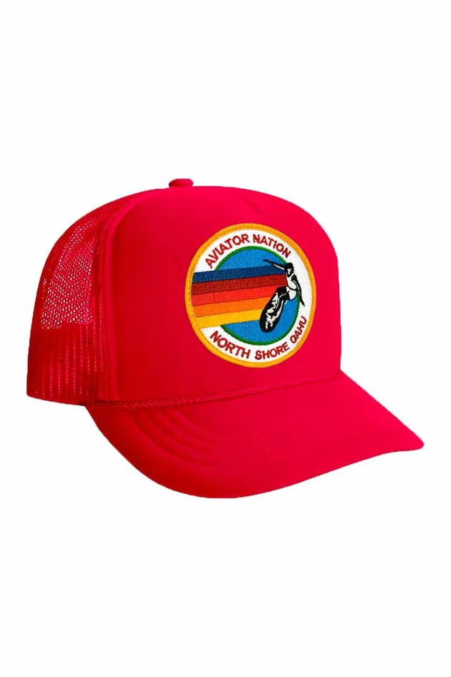 Kids Trucker Hats Aviator Nation Signature North Shore 8211 Vintage Trucker Hat
