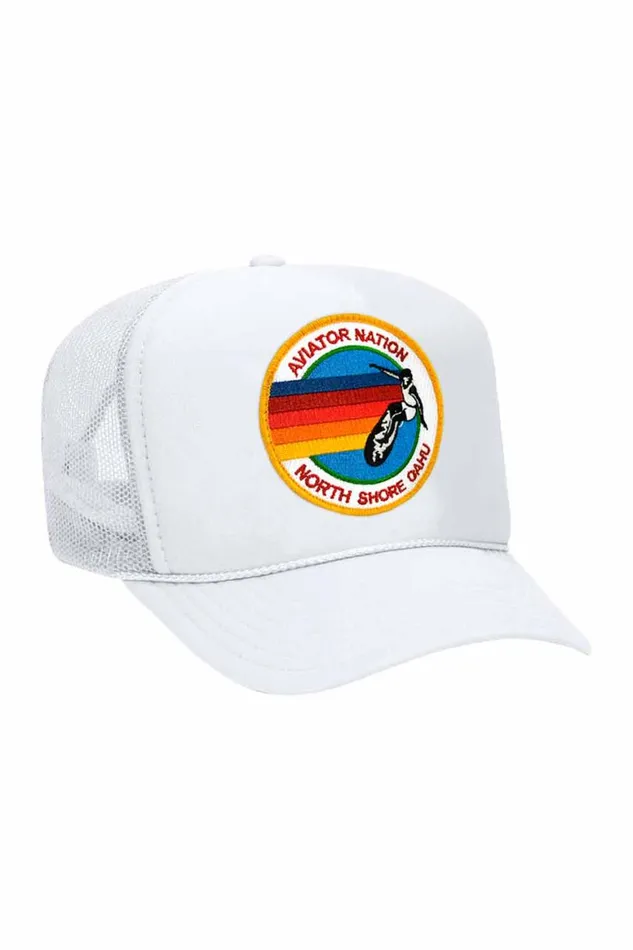 Kids Trucker Hats Aviator Nation Signature North Shore 8211 Vintage Trucker Hat
