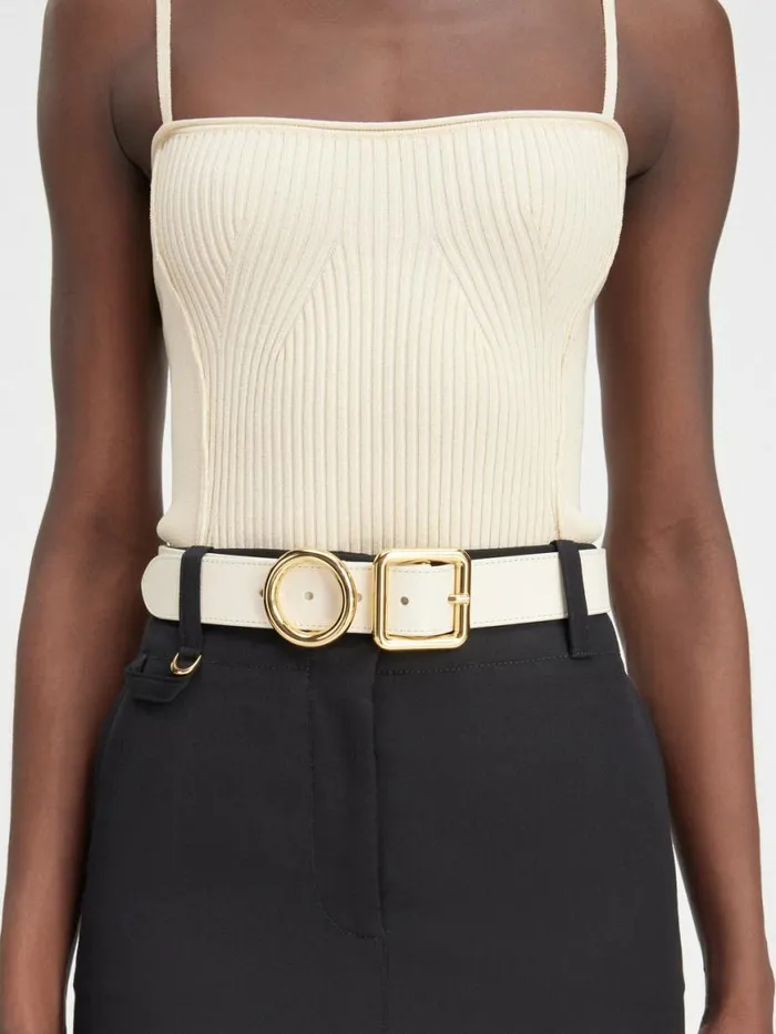 La Ceinture Regalo Light Ivory Women JACQUEMUS Belts La Ceinture Regalo Light Ivory Women JACQUEMUS Belts