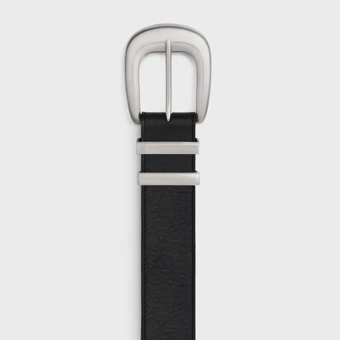 Large Western Belt In Vintage Calfskin Black Men CELINE BELTS Large Western Belt In Vintage Calfskin Black Men CELINE BELTS