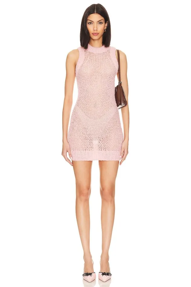 Lilith Mini Dress Pink Women Lovers and Friends Dresses