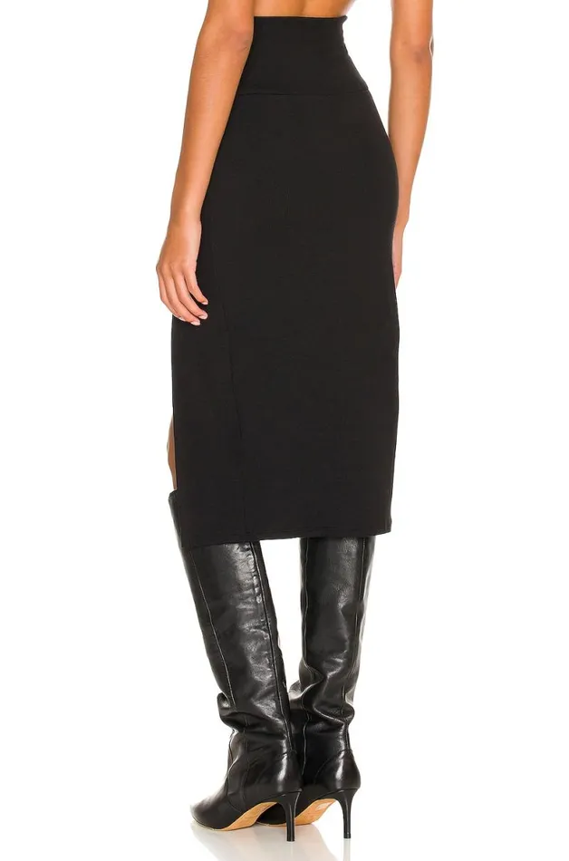 Liv Midi Skirt Black Women Lovers and Friends Skirts