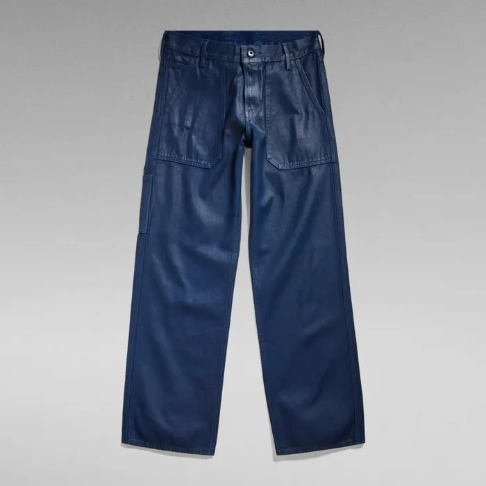 Loose Women GStar RAW Judee Carpenter Low Waist Loose Jeans Luna Blue Cobler