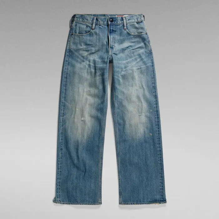 Loose Women GStar RAW Judee Low Waist Loose Destroyed Jeans Antique Faded Niagara Destroyed