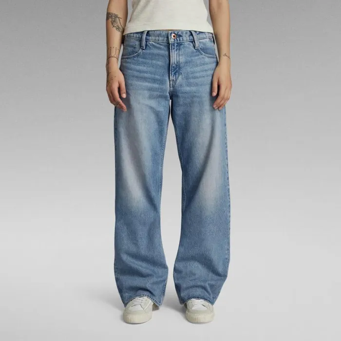 Loose Women GStar RAW Judee Low Waist Loose Jeans Vintage Electric Blue
