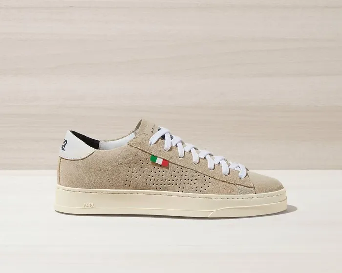 Low Tops Mens P448 Jack BeigeWhite