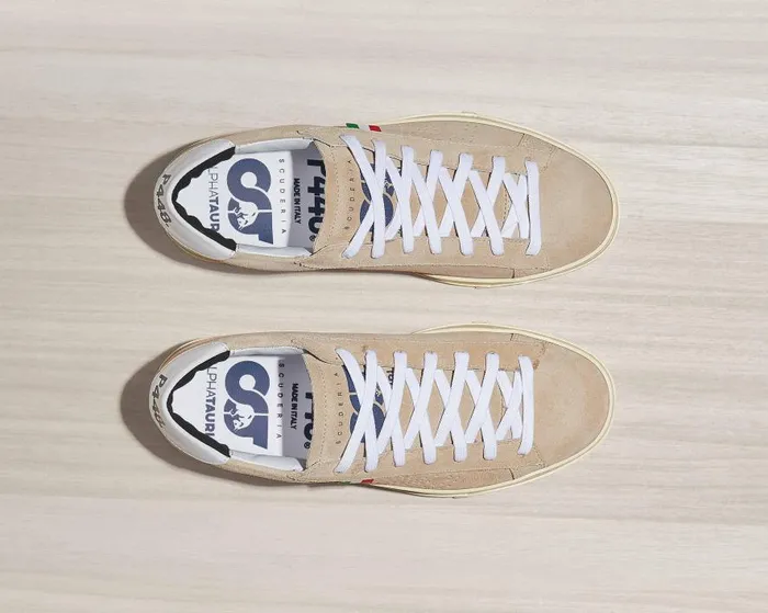 Low Tops Mens P448 Jack BeigeWhite